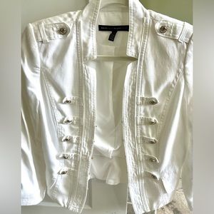 WHBM Crisp White Blazer 00